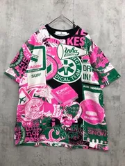 inhabitant インハビタント クルーネック グラフィック 半袖 Tシャツ sizeM/総柄 ■◆ メンズのサムネイル