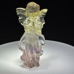 フローライト 仙女棒彫刻 2点セット フェアリーワンド 天然石置物 