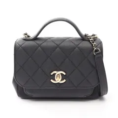 シャネル CHANEL ショルダーバッグ ビジネス アフィニティ マトラッセ 2WAY A93749 ブラック キャビアスキン(グレインドカーフ) マトラッセ ビジネス アフィニティ 2wayチェーンショルダーのサムネイル