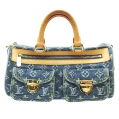 LOUIS VUITTON ルイ・ヴィトン ハンドバッグ モノグラム デニム ネオ スピーディ M95019 ゴールド金具 レザー ミニボストン カバン インディゴ レディース 【中古】のサムネイル