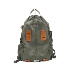 ficouture フィクチュール リュック・デイパック トラベルバックパック ナイロン 切替 キャンパス調 カーキグリーン メンズ 【中古】のサムネイル