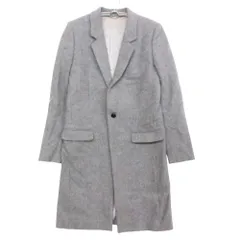 JOHN LAWRENCE SULLIVAN ジョンローレンスサリバン チェスターコート ウールカシミヤ タイト ロング ジャケット アウター グレー 8 メンズ レディース 【中古】のサムネイル