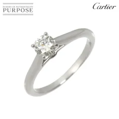 カルティエ Cartier 1895 ソリテール #48 リング ダイヤ 0.33ct G/VS1/3EX Pt プラチナ Solitaire Ring【証明書付き】 90323537のサムネイル