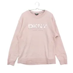 DKNY DONNA KARAN NEW YORK ダナキャランニューヨーク スポーツ スウェット ロゴ刺繡 トレーナー プルオーバー トップス 長袖 ピンク M メンズ 【中古】のサムネイル
