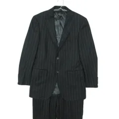 J.PRESS ジェイプレス スーツ ストライプ セットアップ テーラードジャケット スラックス パンツ トラウザー ブラック JY5【M】 メンズ 【中古】のサムネイル