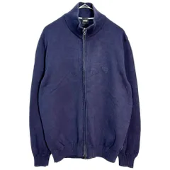 HUGO BOSS ヒューゴボス ドライバーズニットセーター ネイビー(メンズ M)中古 古着 Y4550のサムネイル
