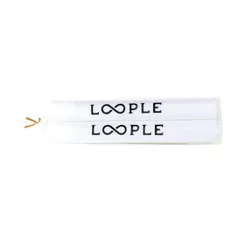 LOOPLE キャンプ トーチ 2本入 アウトドア用 無香料キャンドル 風に強い・映える炎・簡単設置 夜キャンプ 焚き火 の雰囲気作り 人気ギア 防災グッズ 2025年注目 ループルのサムネイル