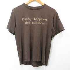 ナンバーナイン Tシャツ ジョージ期 メッセージ ブラウン サイズ4