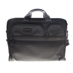 美品】TUMI Alpha 3 オーガナイザー ブリーフ ビジネスバッグ ブラック 