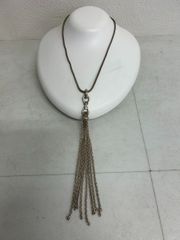 15061-042★WAKAN SILVER SMITH ワカンシルバースミス タッセルネックレス ホースシュー フォックステールチェーン シルバー925 ロングネックレス★のサムネイル