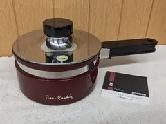 ピエールカルダン*ホーロー片手鍋*ヴィンテージ*古道具*レトロ*ミッドセンチュリー*琺瑯*象印*箱なしデッドストック*廃盤品*＊mff26313のサムネイル