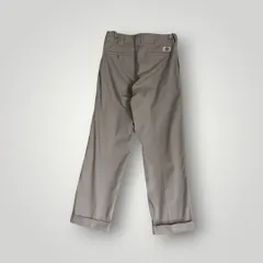 ディッキーズ　アーバンリサーチID　別注 T/C TROUSERS　OFF KHAKI　スラックスパンツ　グレーのサムネイル