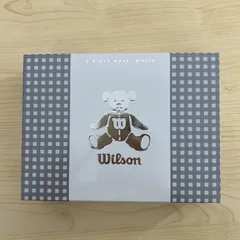 Wilson ウィルソン ゴルフボール 2ピースボール ホワイト テディベアデザイン　セット　12個のサムネイル