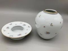 ノリタケ　花柄　灰皿＆花瓶セット　Noritake　当時物　置物　インテリアのサムネイル