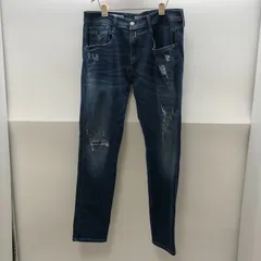 REPLAY メンズ ダメージジーンズ 36サイズ デニムパンツ ANBASS リプレイ SGKY26-2435のサムネイル