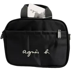 agnes b アニエスベー 2wayバッグ ショルダーバッグ G701-VN01 ブラック キャンバス（帆布） レディース 【未使用品】 32605K130のサムネイル