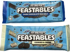 《2種類》【海外限定品】Mr Beast ミルクチョコレート＊クッキークリームのサムネイル