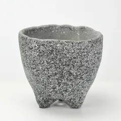 ペタルポット 大 5号 ブラック 外寸15.5cm 内寸14cm 高さ14.5cmのサムネイル