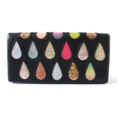 AWE26251 tsumori chisato ツモリチサト CARRY キャリー 長財布 ドロップス レザー ブラック×マルチカラー 黒のサムネイル