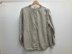 black bird maori's shirts バンドカラーシャツ ブラウン - メルカリ