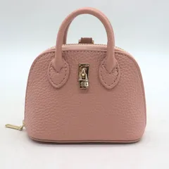 サマンサタバサ バッグ型チャーム レザー ポーチ 小物入れ ブランド レディース ピンク Samantha Thavasa 【中古】のサムネイル