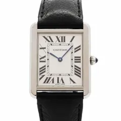★SALE【6wfb0099】カルティエ タンクソロLM WSTA0028 シルバー文字盤【中古】腕時計 メンズのサムネイル