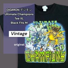 DIGIMON 디지몬 Ultimate Champions Tee XL Black Fits M