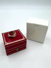 Cartier カルティエ　トリニティ　3連　750 K18 約5号 指輪　箱付きのサムネイル
