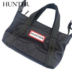 HUNTER ショルダーバッグ ブラック ミニホーボーバッグ花より団子様