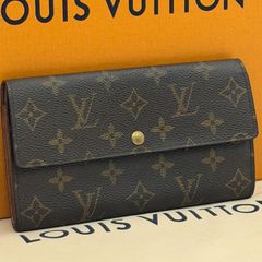 ルイヴィトン モノグラム 長財布 ポシェット ポルトモネクレディ