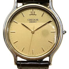 18KT/新品電池交換/稼働 セイコー クレドール ローマン 5A74-0020