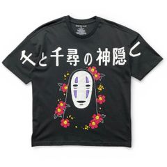 26SS 신작 해외판 공식 공식 스튜디오 지브리 영화 SPIRITED AWAY 천과 치히로의 신은 가오나시 T셔츠 맨즈 L 미야자키 하야오 BA4832