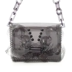 マメ クロゴウチ Vinyl Chloride PVC 2WAY ハンドバッグ ブラック【中古】のサムネイル