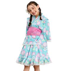 DITA セパレート浴衣 帯セット はんなり梅重ね 白地 紺花柄 - メルカリ
