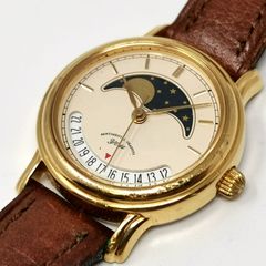 JAQUE BAUME ジャケボーム 金張り トリプルカレンダー 美品 - メルカリ