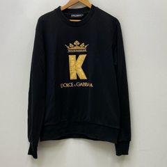 【加古川店】 中古 DOLCE & GABBANA | ドルチェアンドガッバーナ スウェット ゴールド刺繍 G7SUA ブラック サイズ：52 【108】 加古川店】 中古 DOLCE & GABBANA | ドルチェアンドガッバーナ
