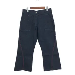 Salvatore Ferragamo サルヴァトーレフェラガモ ペインターデニムパンツ サイズ:44 ステッチライン ネイビー レディース / 240001208074のサムネイル