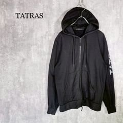 極美品】タトラス TATRAS フルジップ パーカー 04 ブラック 現行