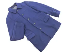 green label relaxing グリーンレーベルリラクシング ユナイテッドアローズ ウール混 ステンカラー コート sizeL/青 ◇■ メンズのサムネイル