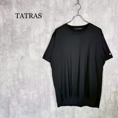 『TATRAS』タトラス(3)クロスロゴ コットン クルーネック Tシャツのサムネイル
