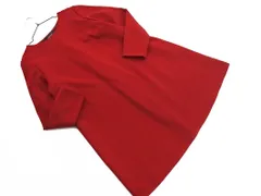 JUSGLITTY ジャスグリッティー レースアップ Aライン ワンピース size2/赤 ◇■ レディースのサムネイル
