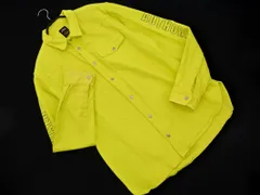 ZARA ザラ バックプリント シャツ ジャケット sizeM/ネオンイエロー ■◇ メンズのサムネイル
