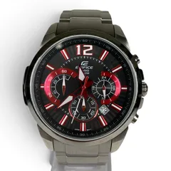 EDIFICE エディフェイス 腕時計 クォーツ クロノグラフ SLV/BLK/RED EFR-535のサムネイル