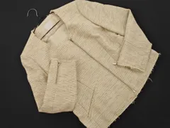自由区 ノーカラー ジャケット size42/ライトベージュ ■◇ レディースのサムネイル