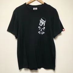 PUNK DRUNKERS パンクドランカーズ メンズL 黒 半袖Tシャツ プリントTシャツ 琉球泡盛 久米仙酒造 コラボ クメセン 久米仙TEE バックプリント ストリート 古着のサムネイル