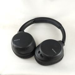 SONY WH-CH710N ワイヤレスノイズキャンセリングヘッドホン USED美品 外音取込 マイク 通話 音楽 NFC 軽量 ブラック ソニー 完動品 V2463のサムネイル