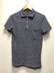 516092 RRL DOUBLE RL 半袖 ボーダー ポロシャツ XS RALPH LAUREN ラルフローレンのサムネイル