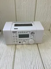 H15 TOP MAN トップマンラジオ セパレートコンポ 防災 ホワイト 本体のみ 美品 電池 ソーラー充電可能 通電のみ確認済みのサムネイル