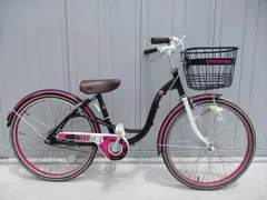 F245★整備済み★完成車発送★中古子ども自転車【黒　22インチ】のサムネイル