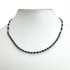 美品☆Dis moi☆K18WG☆50cm☆ゼウス光石☆ディモアネックレス黒
